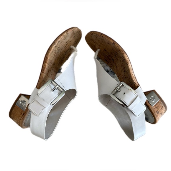 Michael Kors London Thong Sandals leather T Strap Slingback - Picture 2 of 11